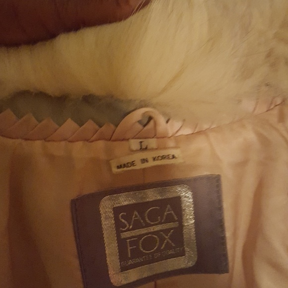 Female Saga Fox Mink Coat